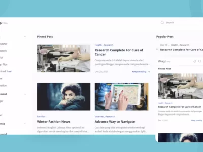 template imagz blogger